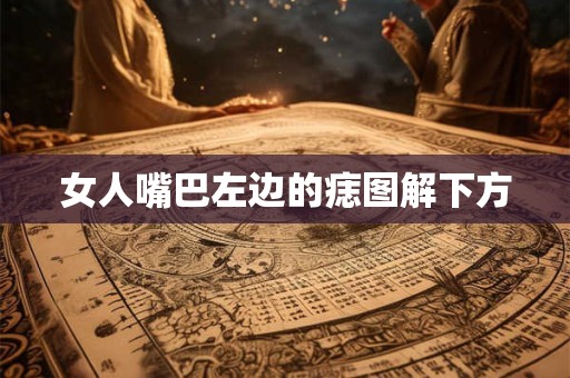 女人嘴巴左边的痣图解下方