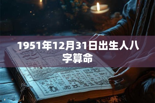1951年12月31日出生人八字算命 1951年12月31日出生人八字算命