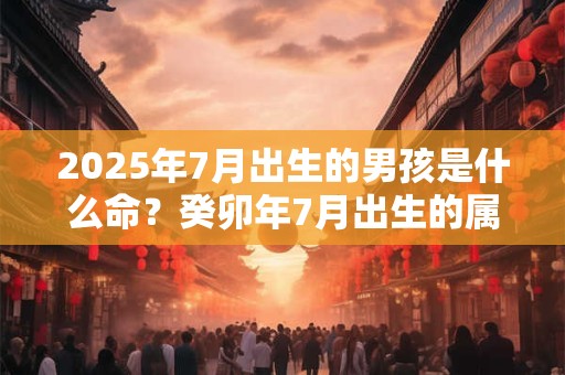 2025年7月出生的男孩是什么命?癸卯年7月出生的属兔男孩运势怎么样 2025年7月出生的男孩是什么命?癸卯年7月出生的属兔男孩运势怎么样