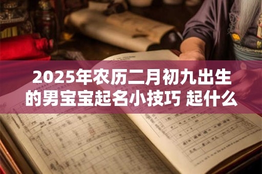 2025年农历二月初九出生的男宝宝起名小技巧 起什么名字寓意最好