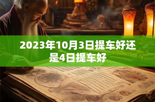 2023年10月3日提车好还是4日提车好 2023年10月3日提车好还是4日提车好