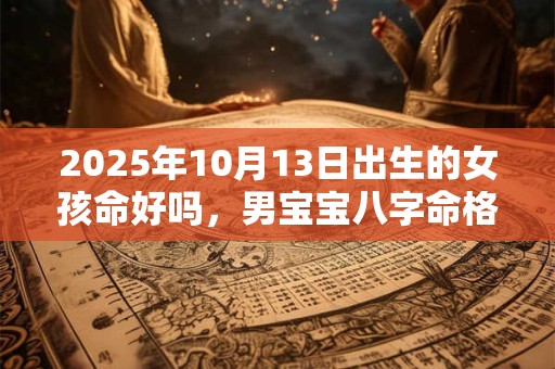 2025年10月13日出生的女孩命好吗，男宝宝八字命格