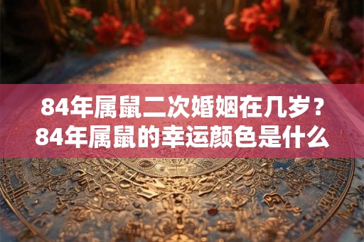84年属鼠二次婚姻在几岁？84年属鼠的幸运颜色是什么？