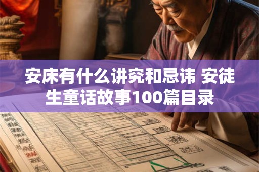安床有什么讲究和忌讳 安徒生童话故事100篇目录