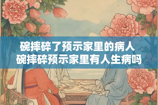 碗摔碎了预示家里的病人 碗摔碎预示家里有人生病吗