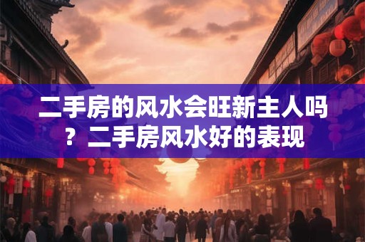 二手房的风水会旺新主人吗？二手房风水好的表现