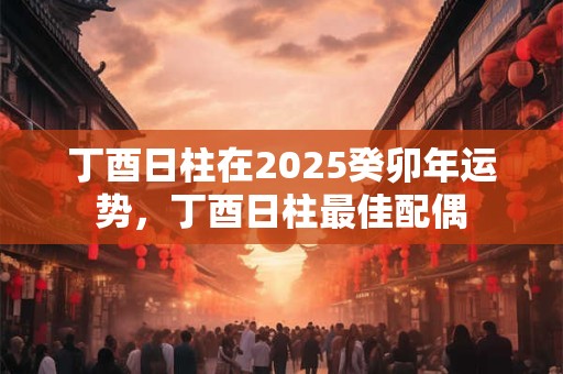 丁酉日柱在2025癸卯年运势，丁酉日柱最佳配偶