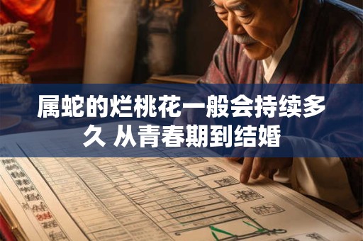 属蛇的烂桃花一般会持续多久 从青春期到结婚