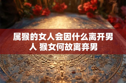 属猴的女人会因什么离开男人 猴女何故离弃男