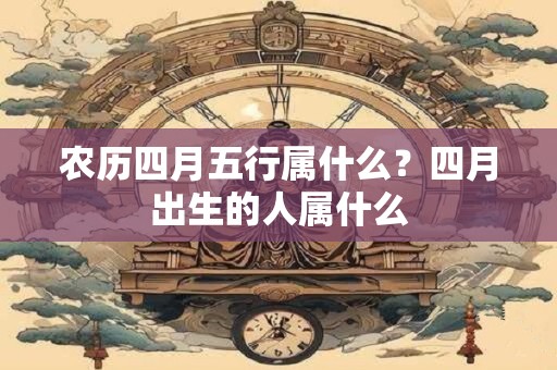 农历四月五行属什么？四月出生的人属什么
