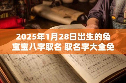 2025年1月28日出生的兔宝宝八字取名 取名字大全免费查询