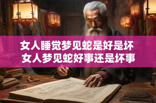 女人睡觉梦见蛇是好是坏 女人梦见蛇好事还是坏事