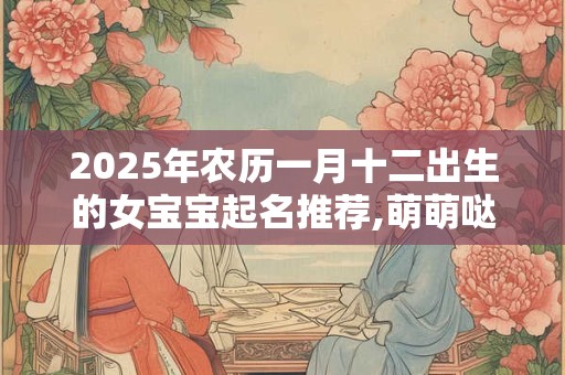 2025年农历一月十二出生的女宝宝起名推荐,萌萌哒的名字