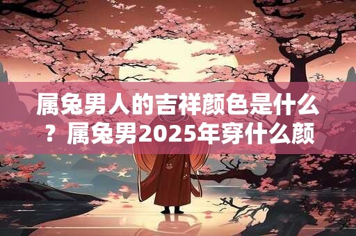 属兔男人的吉祥颜色是什么？属兔男2025年穿什么颜色旺运