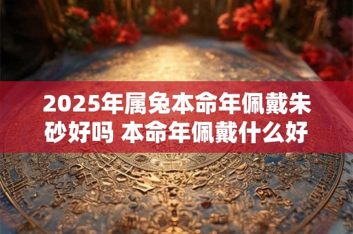 2025年属兔本命年佩戴朱砂好吗 本命年佩戴什么好