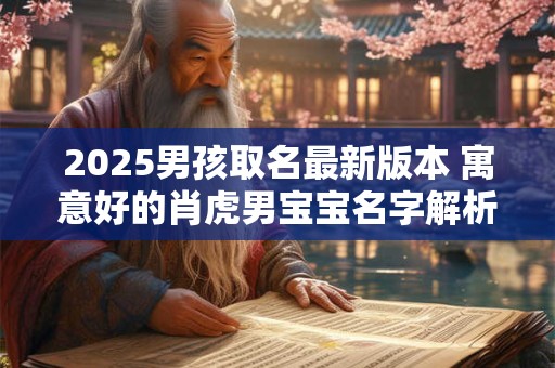 2025男孩取名最新版本 寓意好的肖虎男宝宝名字解析 2025男孩取名最新版本 寓意好的肖虎男宝宝名字解析