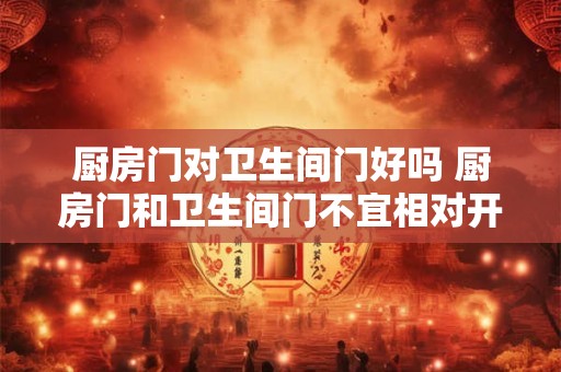详细阅读:厨房门对卫生间门好吗 厨房门和卫生间门不宜相对开好吗 厨房门对卫生间门好吗 厨房门和卫生间门不宜相对开好吗