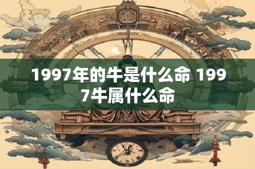 1997年的牛是什么命 1997牛属什么命
