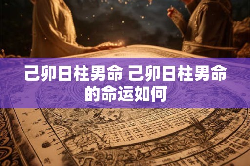 己卯日柱男命 己卯日柱男命的命运如何