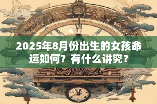 2025年8月份出生的女孩命运如何？有什么讲究？