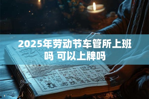 2026年劳动节车管所上班吗 可以上牌吗 2026年劳动节车管所上班吗 可以上牌吗