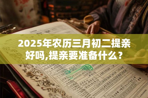 2025年农历三月初二提亲好吗,提亲要准备什么？