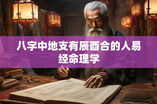 八字中地支有辰酉合的人易经命理学