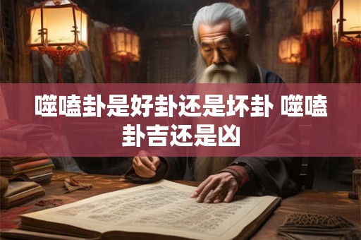 噬嗑卦是好卦还是坏卦 噬嗑卦吉还是凶