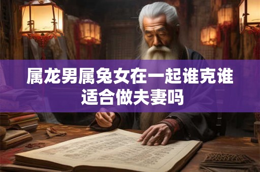 属龙男属兔女在一起谁克谁 适合做夫妻吗