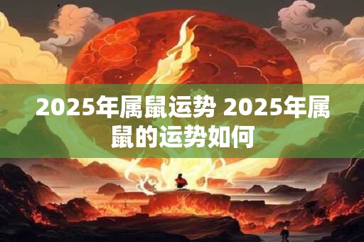 2026年属鼠运势 2026年属鼠的运势如何 2026年属鼠运势 2026年属鼠的运势如何