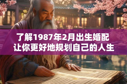 了解1987年2月出生婚配 让你更好地规划自己的人生
