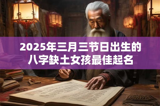 2026年三月三节日出生的八字缺土女孩最佳起名 2026年三月三节日出生的八字缺土女孩最佳起名