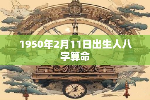 1950年2月11日出生人八字算命