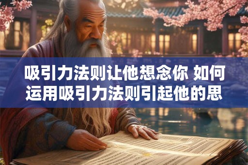 吸引力法则让他想念你 如何运用吸引力法则引起他的思念