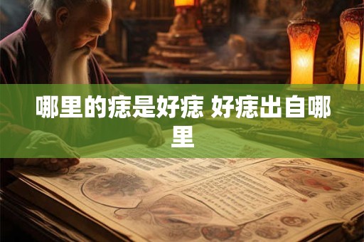 哪里的痣是好痣 好痣出自哪里