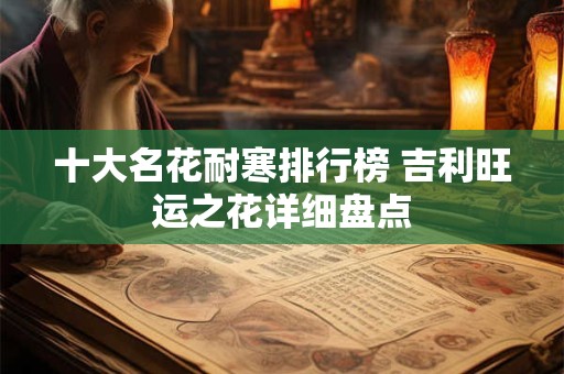 十大名花耐寒排行榜 吉利旺运之花详细盘点
