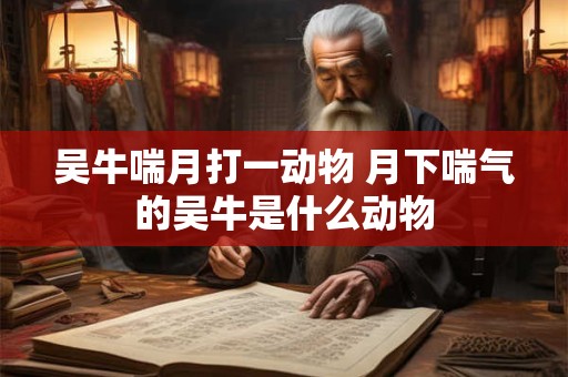 吴牛喘月打一动物 月下喘气的吴牛是什么动物