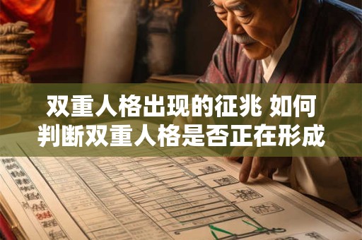 双重人格出现的征兆 如何判断双重人格是否正在形成