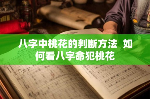 八字中桃花的判断方法  如何看八字命犯桃花