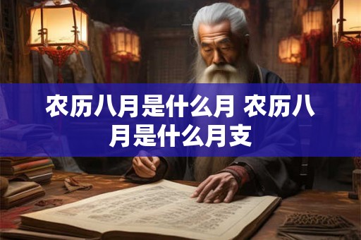 农历八月是什么月 农历八月是什么月支 农历八月是什么月 农历八月是什么月支