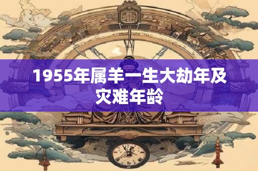 1955年属羊一生大劫年及灾难年龄