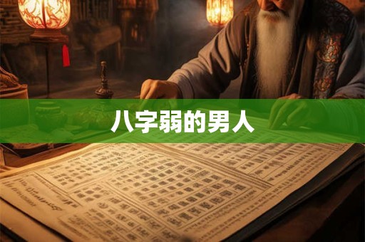 八字弱的男人