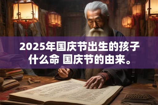 2025年国庆节出生的孩子什么命 国庆节的由来。