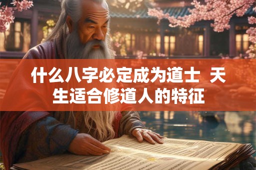 什么八字必定成为道士  天生适合修道人的特征