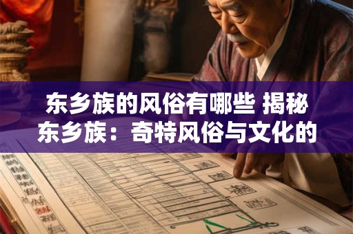 东乡族的风俗有哪些 揭秘东乡族：奇特风俗与文化的魅力之源
