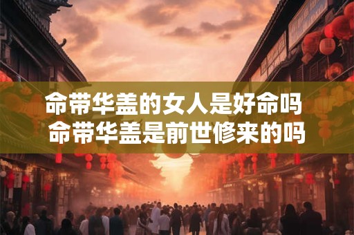 命带华盖的女人是好命吗 命带华盖是前世修来的吗