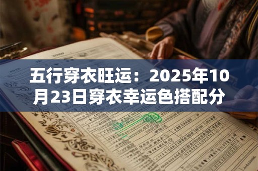 五行穿衣旺运：2025年10月23日穿衣幸运色搭配分享
