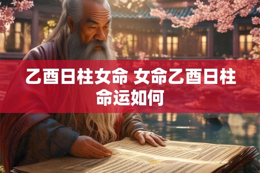 乙酉日柱女命 女命乙酉日柱命运如何