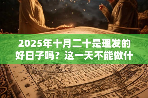 2026年十月二十是理发的好日子吗？这一天不能做什么