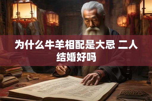 为什么牛羊相配是大忌 二人结婚好吗